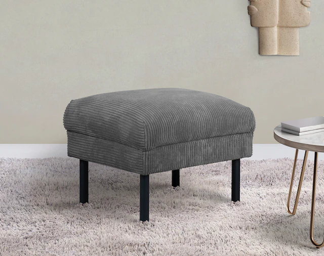 Home affaire Hocker »Lillibeth Polsterhocker, Sitzhocker, Masse B/T/H: 64/50/48 cm« passend zur Serie 