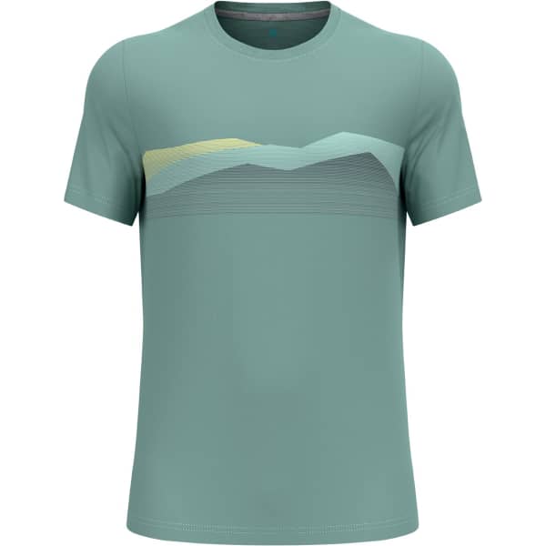 T-shirt running ODLO F-DRY RIDGELINE CREW NECK S/S ARCTIC