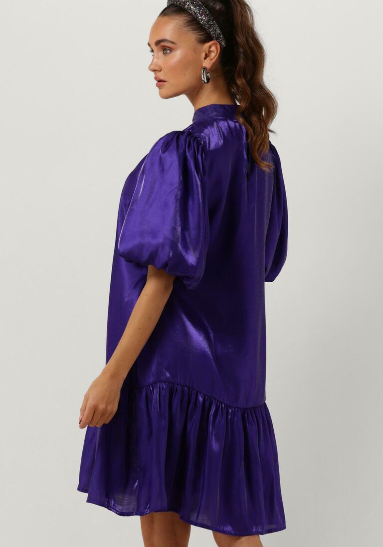 Y.A.S. paarse y.a.s. mini jurk yamagnusa ss dress