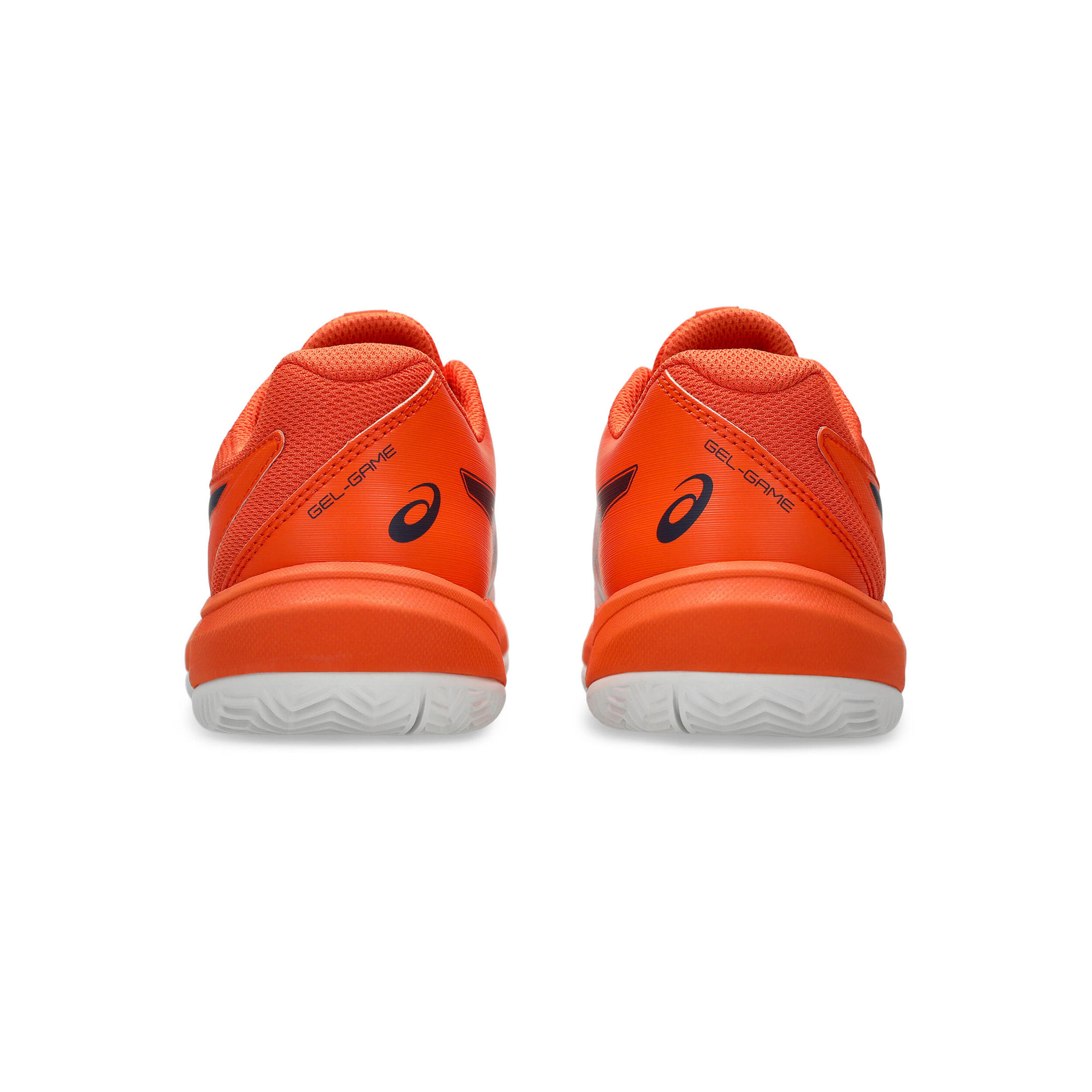 ASICS Gel-Game GS Chaussure Terre Battue Enfants - Orange , Bleu Foncé