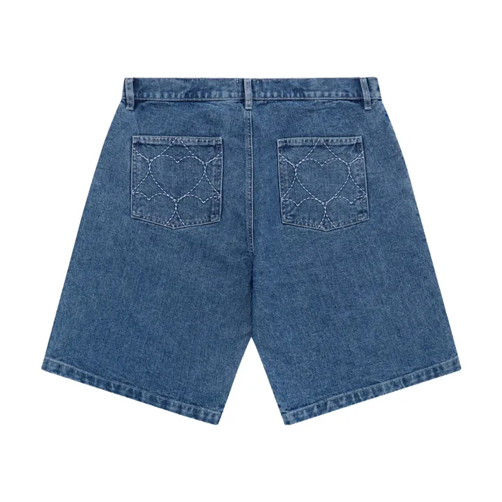 Arte Antwerp Short Serena Embroidery | Denim bleached