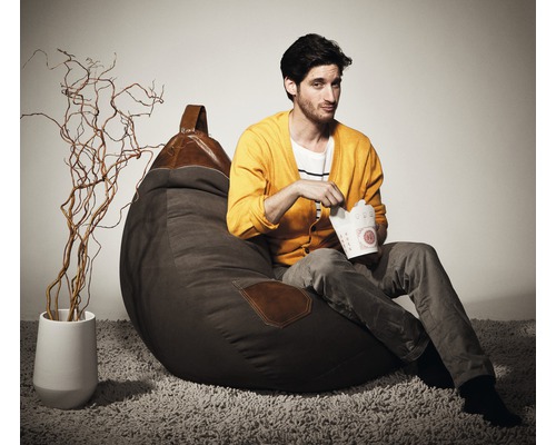 Zitzak Sitting Point Zitzak Jamie XL ca. 220 liter bruin 70x110 cm