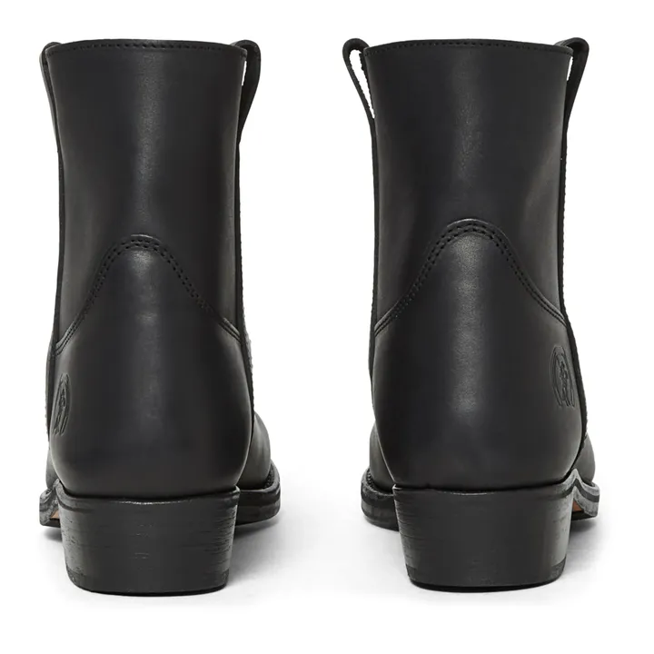La Botte Gardiane Bottines Tiers Gardian Cuir Gras | Noir