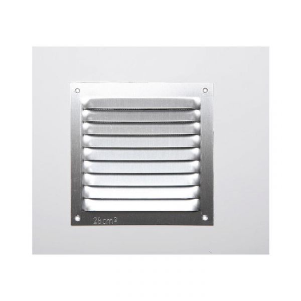 Fepre Rejilla S/borde Alum 0.6 Natural 100X100Mm