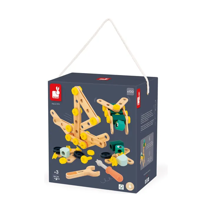 Janod Baril Brico'Kids - 100 pièces