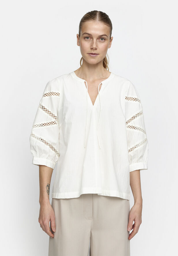 esmé studios ESLuna Blouse - GOTS Snow white