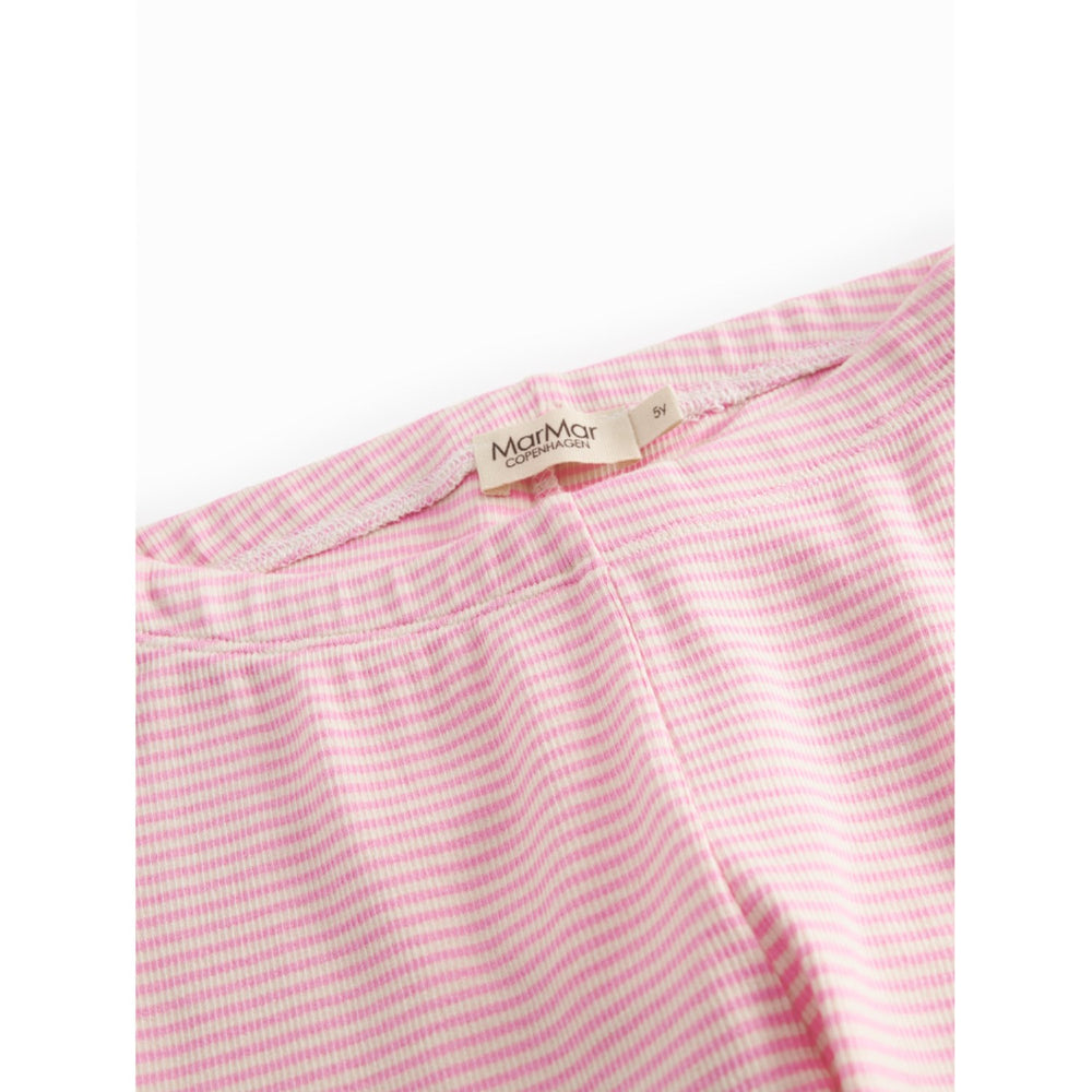 Køb MarMar Modal Fine Rib Pink Stripe Leggings