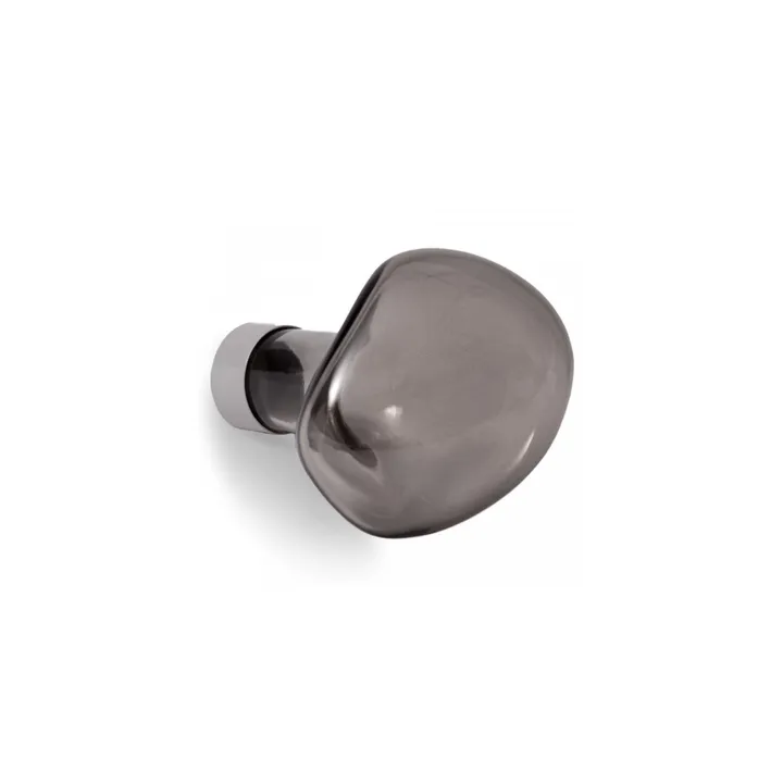 Petite friture Patère en verre Bubble petite | Gris