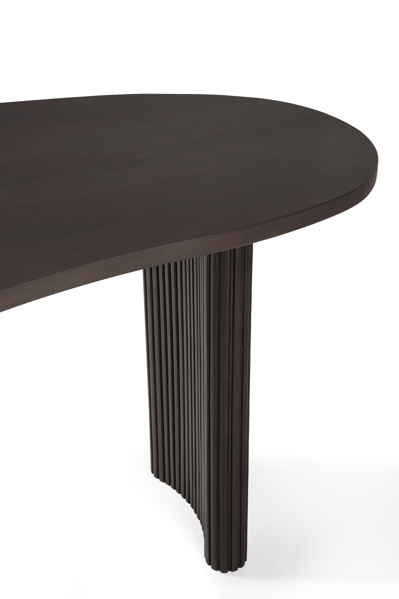Ethnicraft - Boomerang bureau 160 - donker mahonie