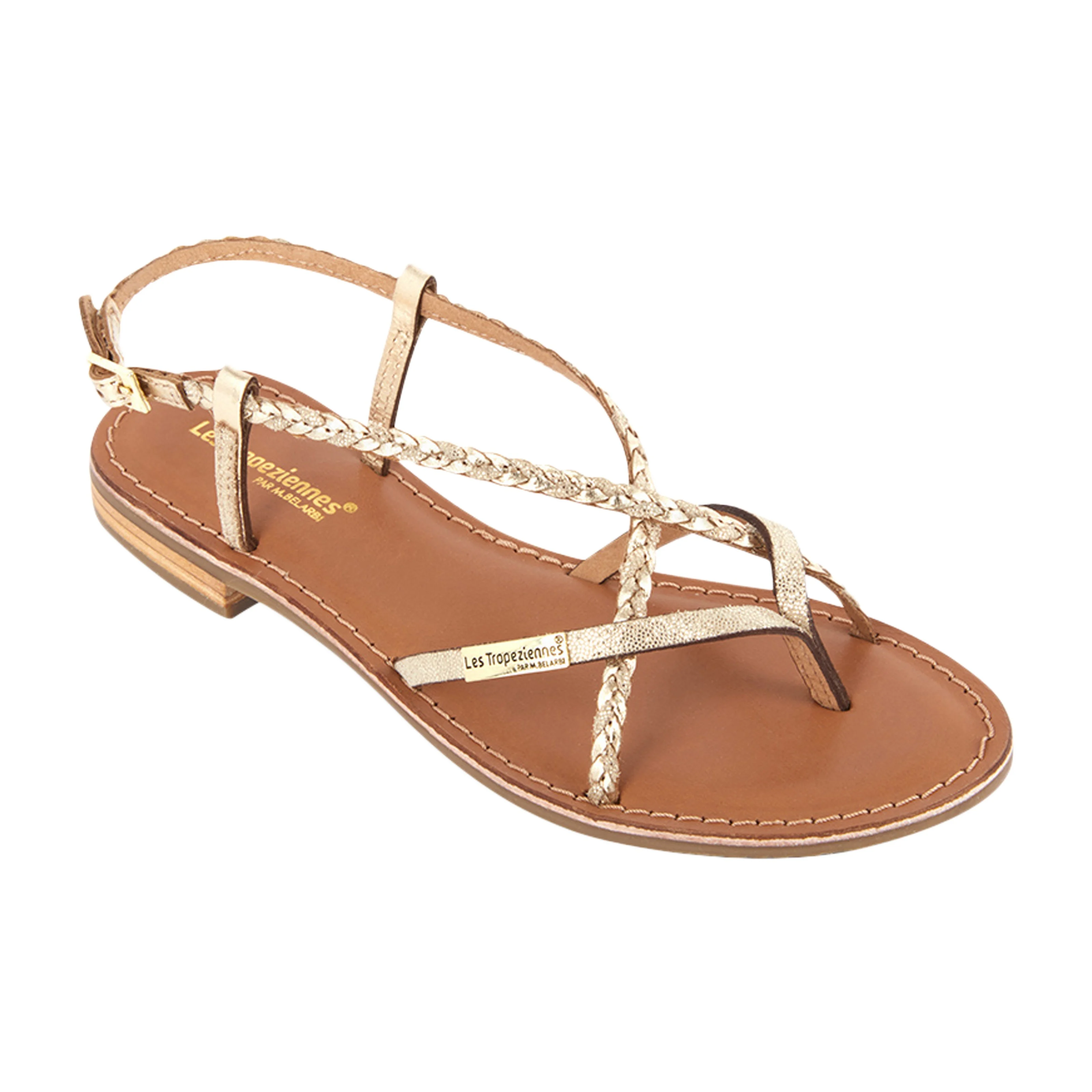 Sandales cuirmonatres | Doré