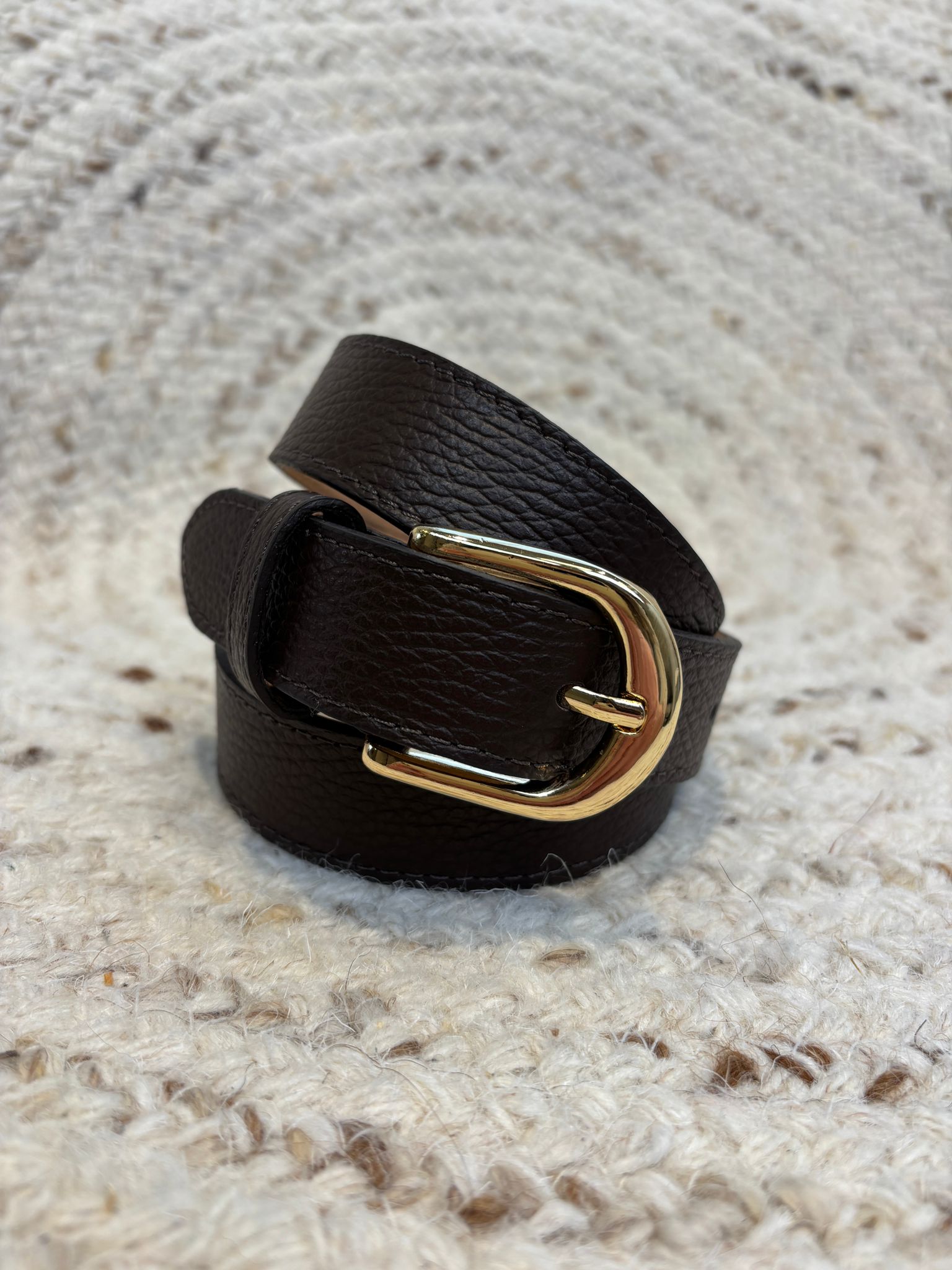 Bowie Riem - Leer Glad - Donker Bruin