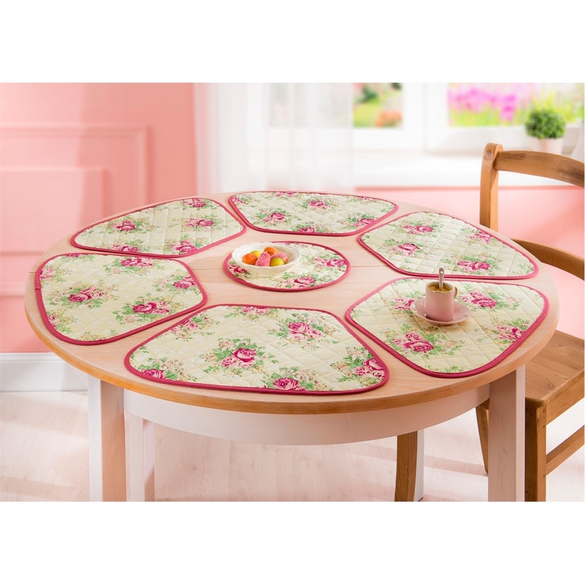 6 sets pour tables rondes