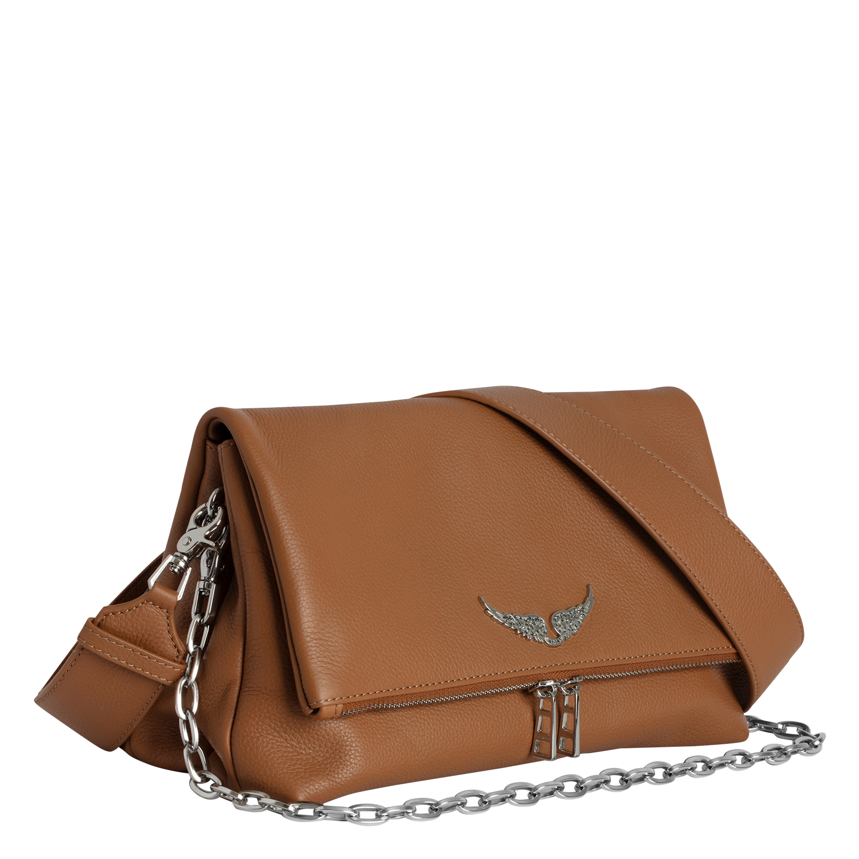 ROCKY - Sac bandoulière en cuir | Marron