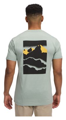 T-Shirt Black Diamond Mounatinscape Vert Homme