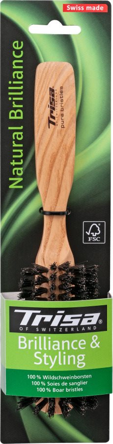 TRISA Natural Brilliance Haarbürste halbrund 1 Stk