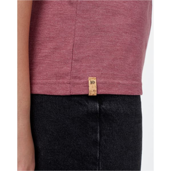T-shirt TENTREE W JUNIPER SS TEE CRUSHED BERRY HEATHER