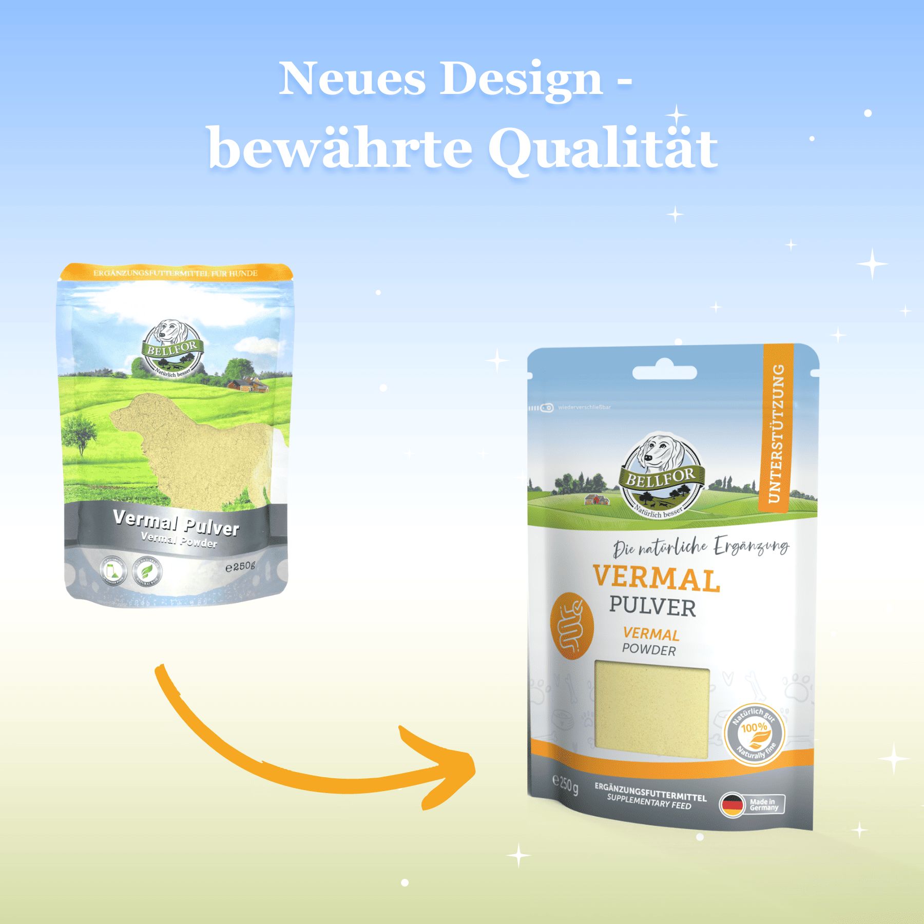 Bellfor Nahrungsergänzung für Hunde - Vermal - Pulver