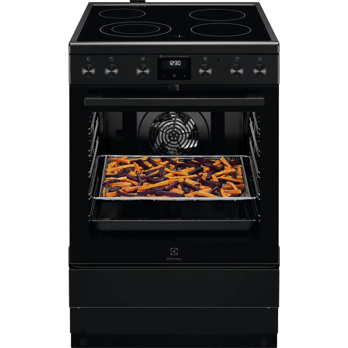 Electrolux Komfyr LKR66040NK (Matt Sort)