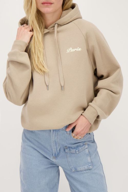 Beige hoodie Paris city