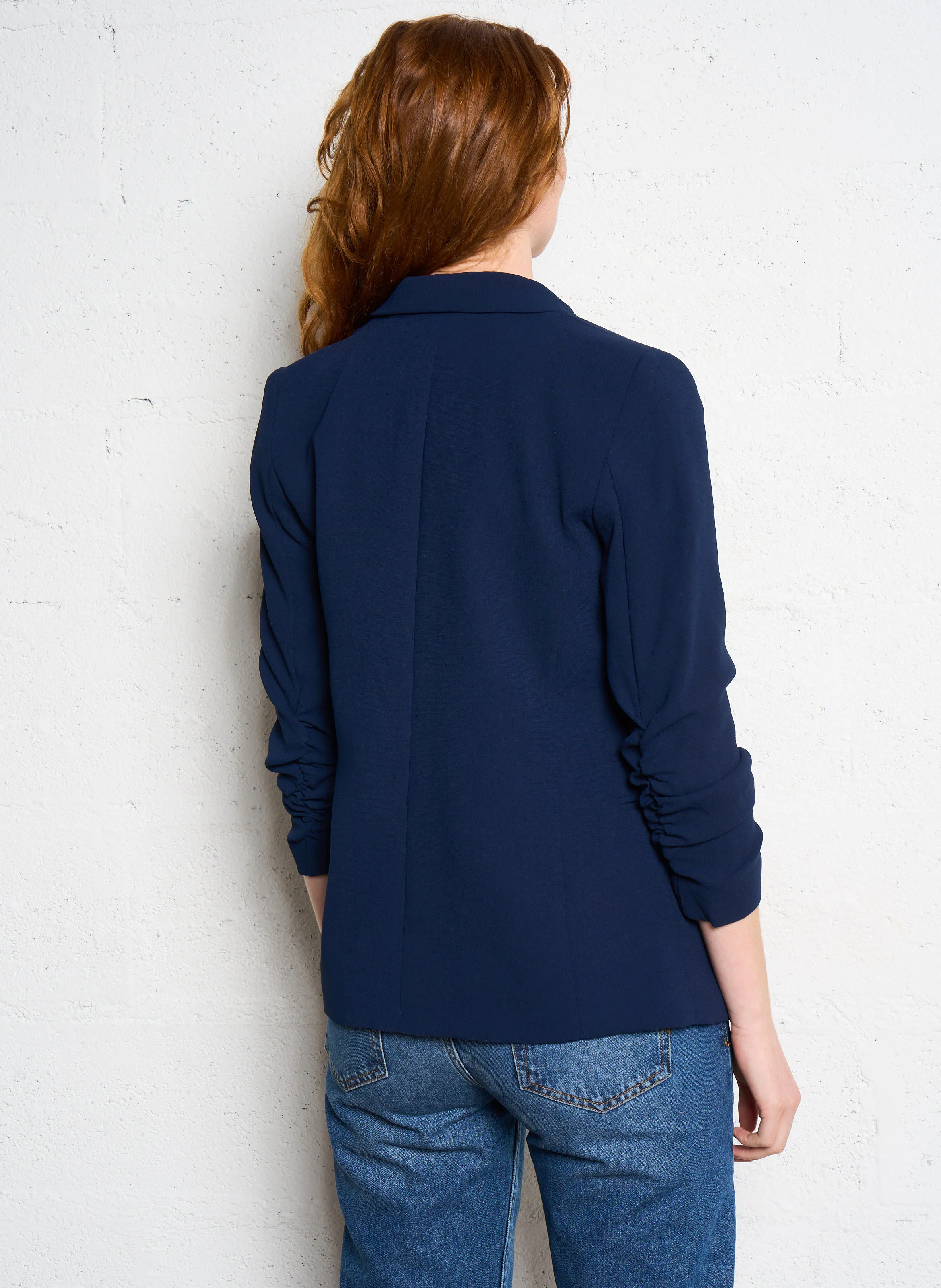 Veste de tailleur ajustée| Bleu
