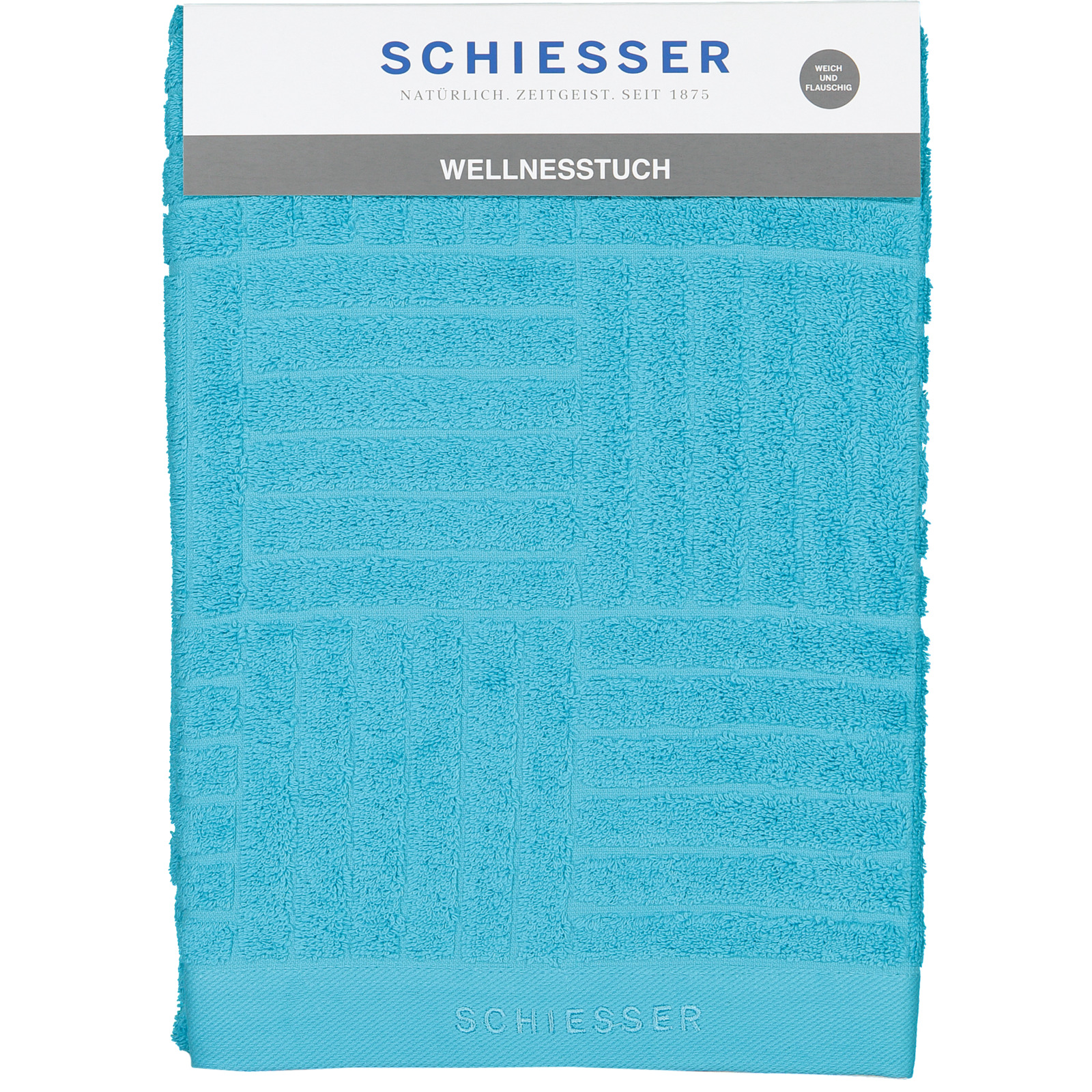 Schiesser Badetuch 70x180cm türkis