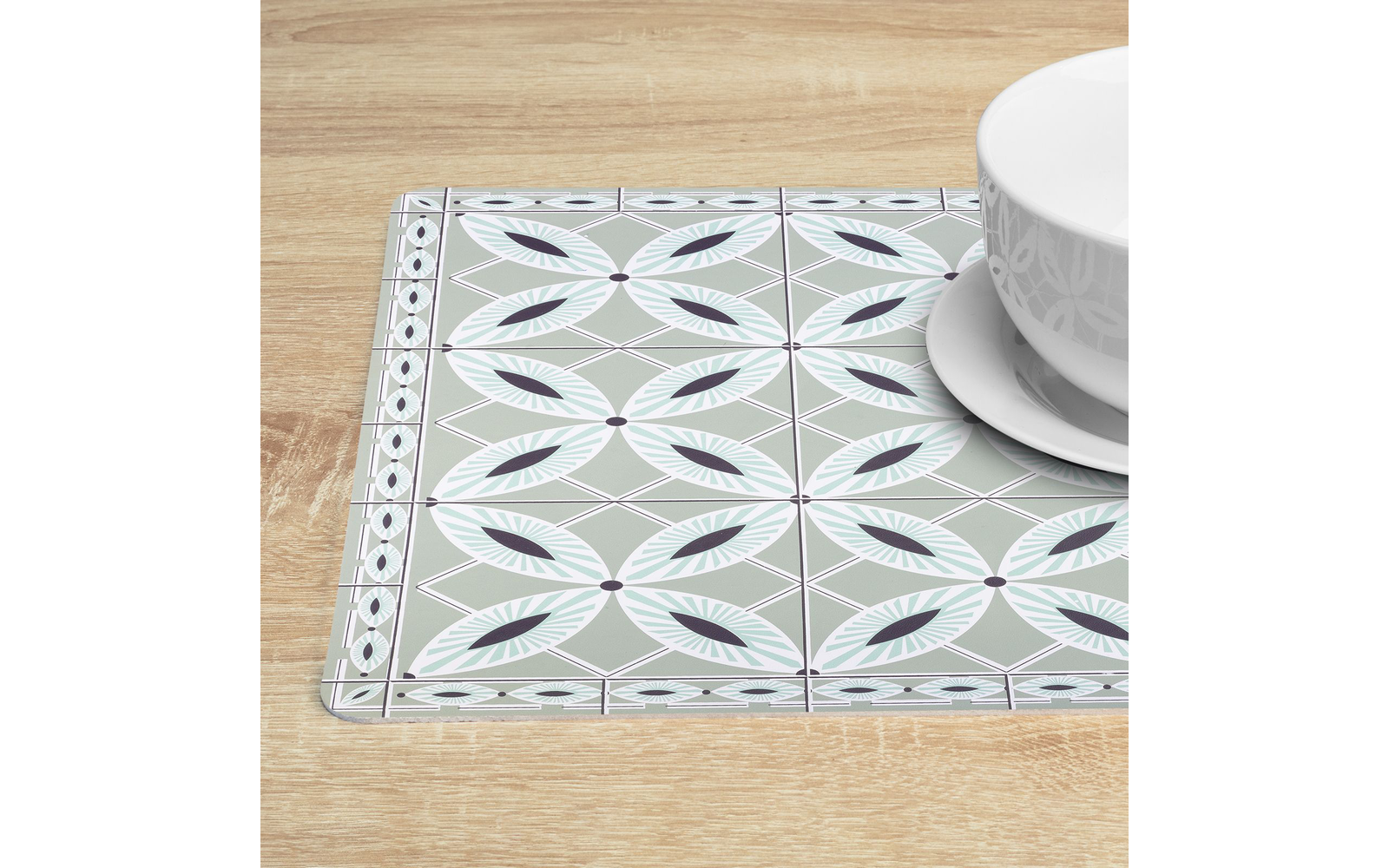 Westmark Arabesque Tischsets  4 Stück 43,5 x 28,5 cm  grün