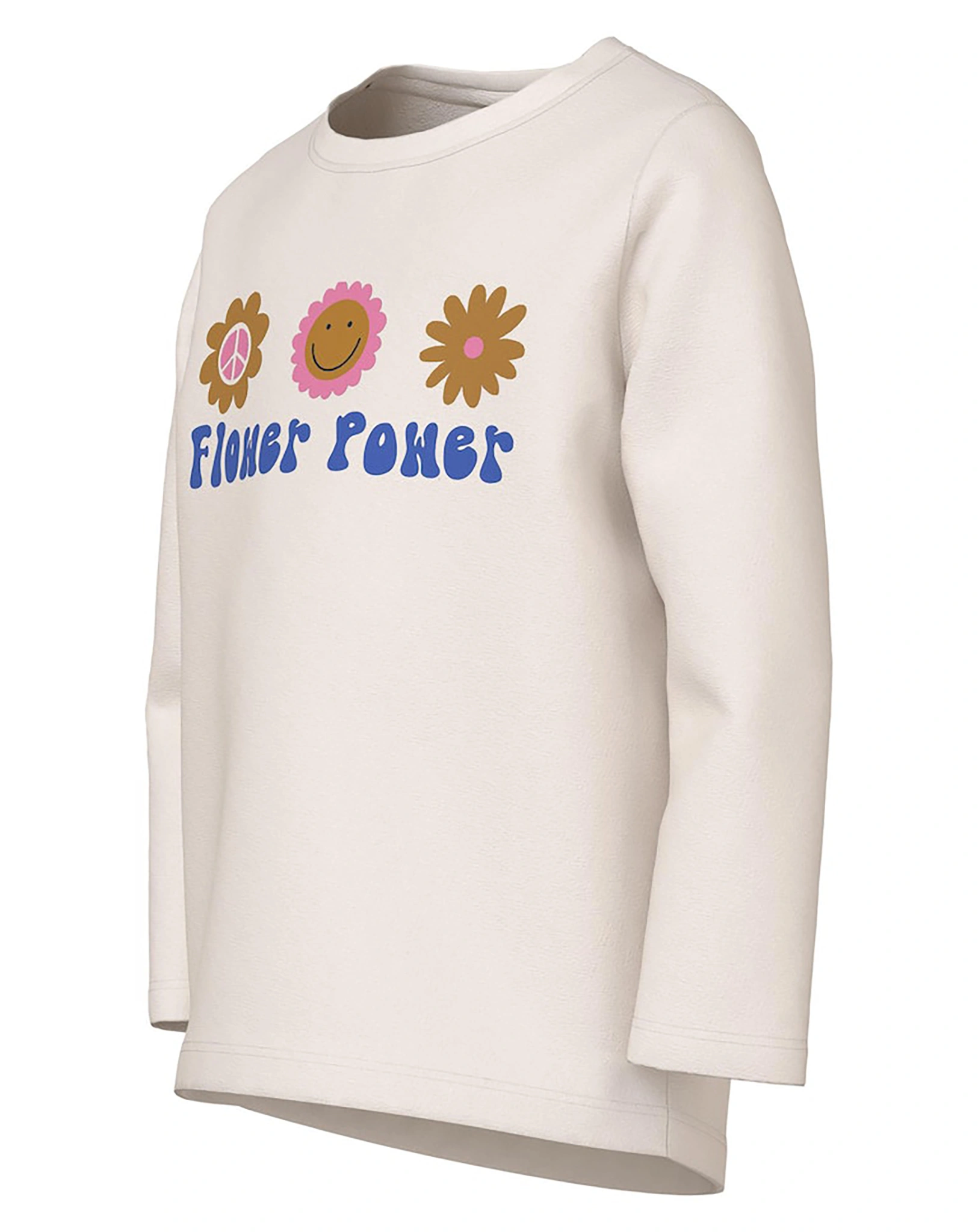 Langarmshirt NMFVIX FLOWERPOWER in jet stream