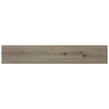 Kleurstaal click PVC Basic rechte stroken grijs/bruin eiken houtlook