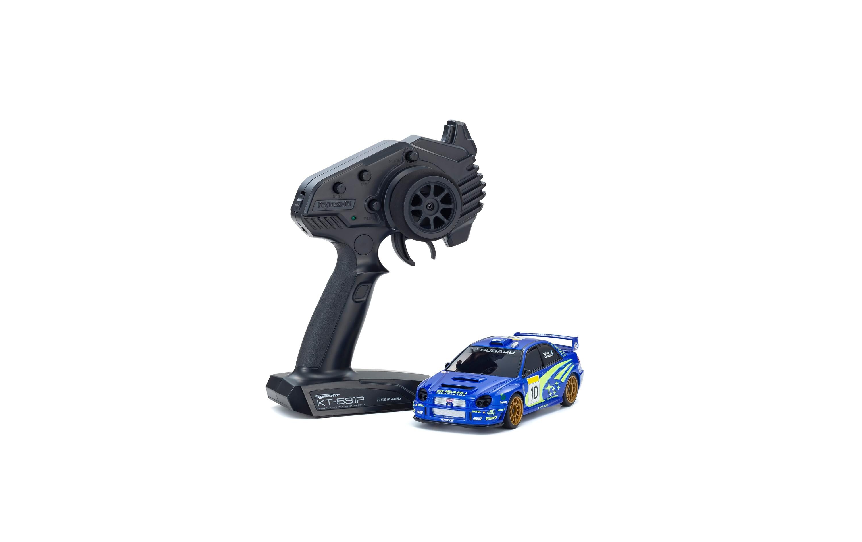Mini-Z MA020 Subaru Impreza WRC 2002 Weiss, ARTR<br>Mini-Z auf Subaru Impreza Chassis im Readyset