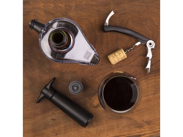Vacu Vin Wine Aerator, På flaske, Gjennomsiktig