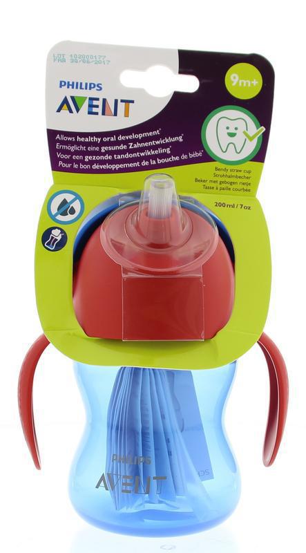 Avent Rietjesbeker 9m+ Blauw 200ml