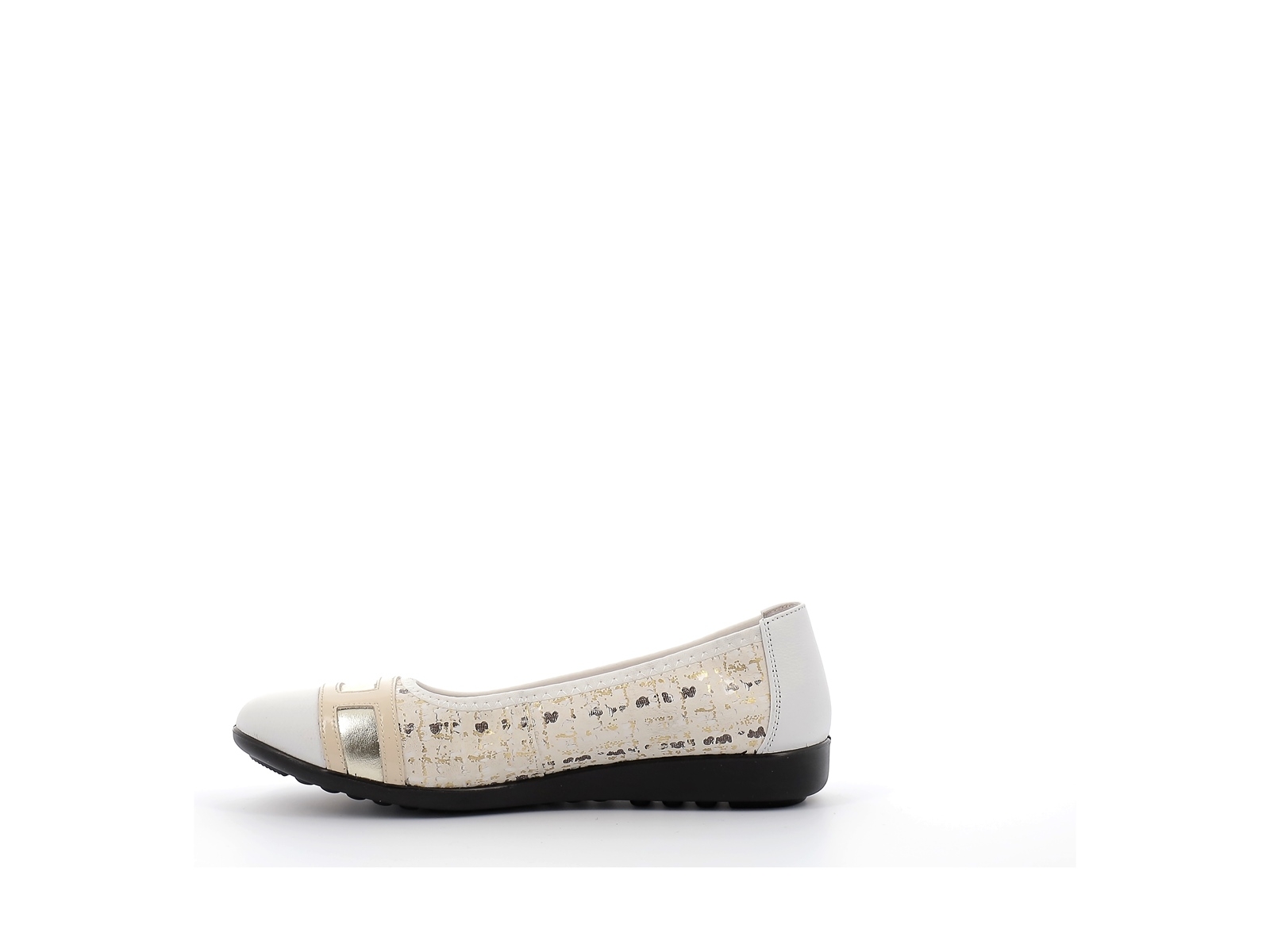 Inea-LUXA Cuir Blanc-Or