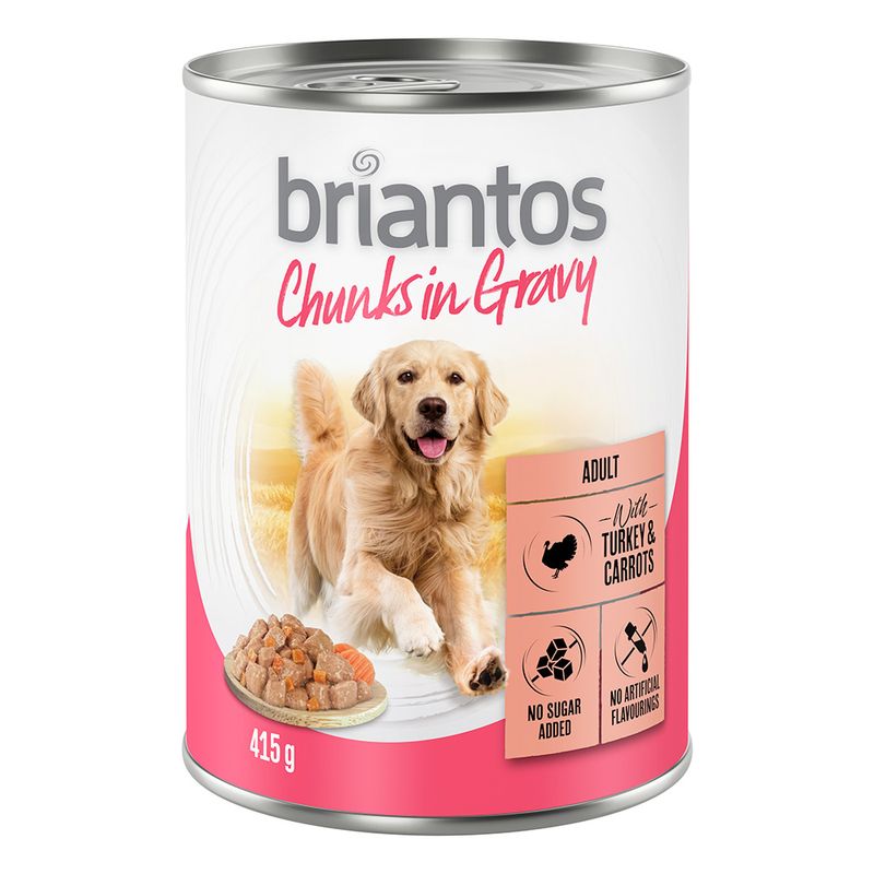 Briantos Bouchées en sauce 6 x 415 g pour chien ✓ pas cher