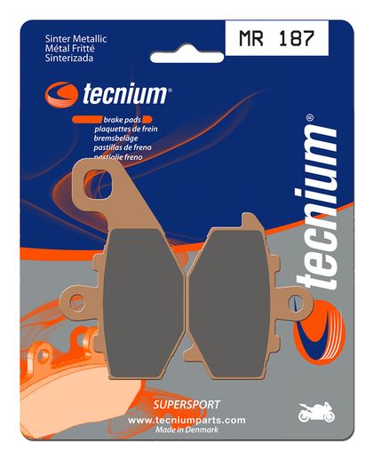 Plaquettes de freins Tecnium Performance métal fritté - MR187