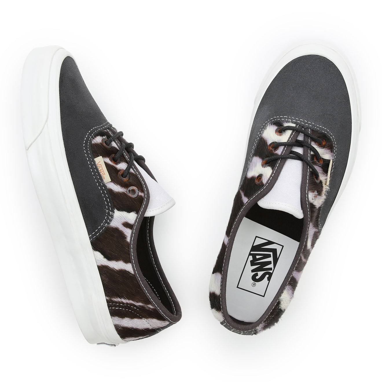 Vans Sneakers en Cuir & Textile Authentic 44 DX gris/poulain
