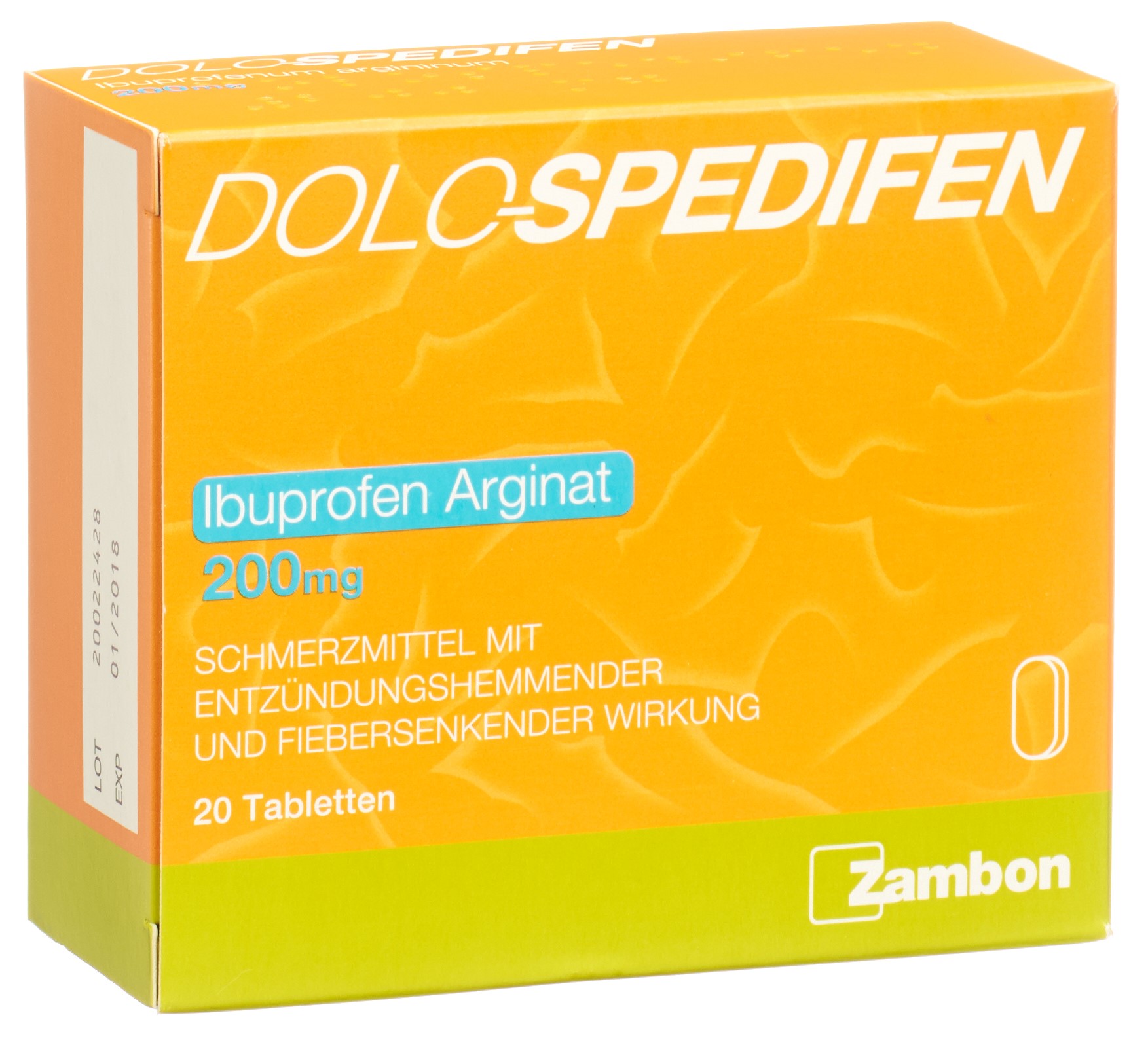 DOLO-SPEDIFEN Tabl 200 mg Blist 20 Stk<br>20 Stück, Blister, Tablette