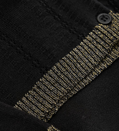 Creamie Cardigan - Pointelle - Blåck
