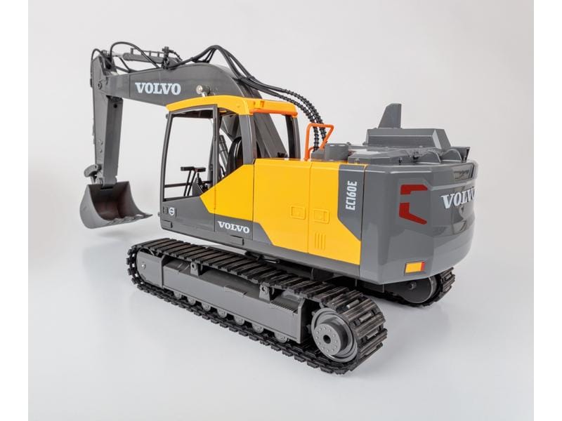 Carson Bagger Volvo 1:16, RTR Voll Funktionsfähiger Volvo Kettenbagger mit 2.4 GHz Fernsteuerung