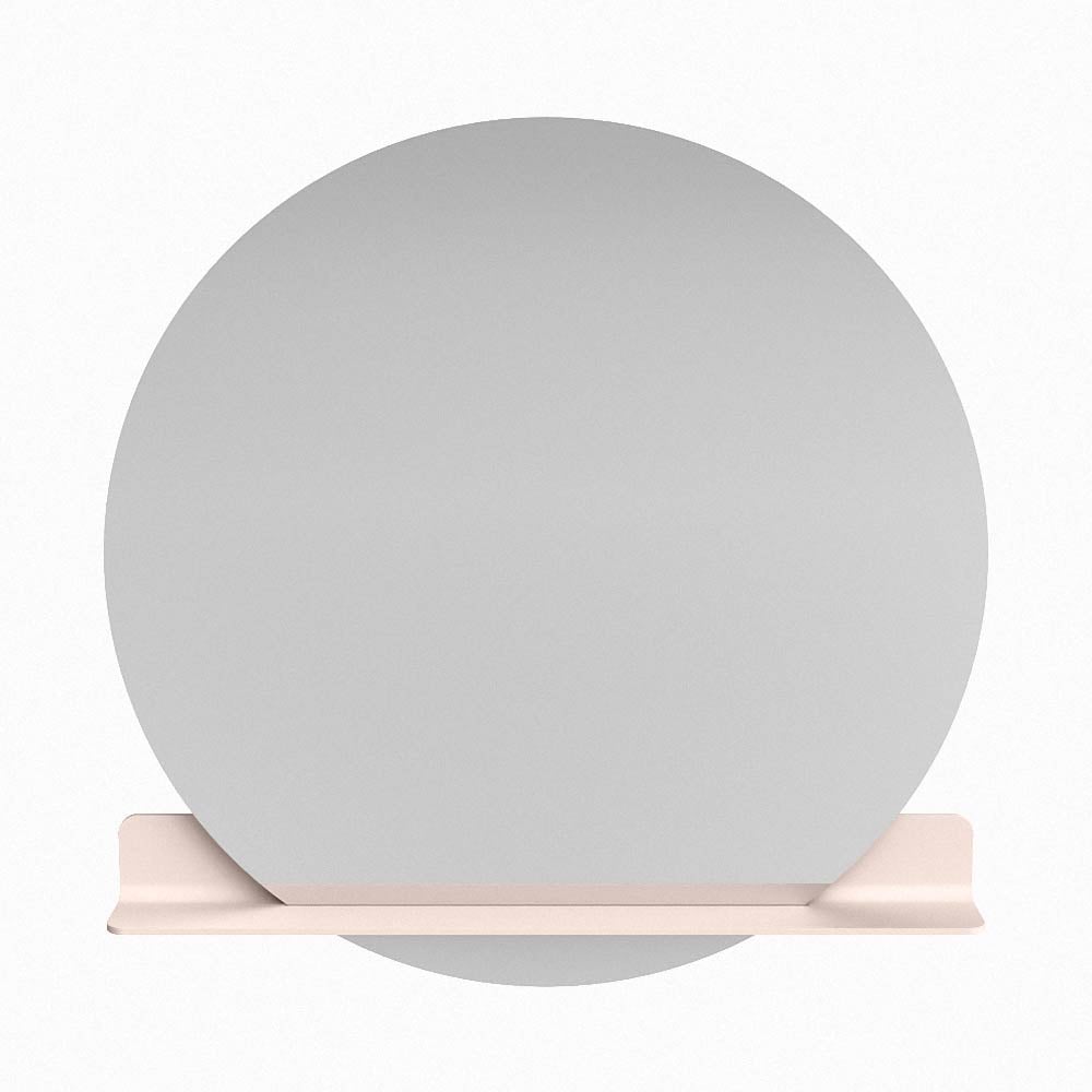 Mondiaz Spot spiegel rond Ø110cm met planchet rosee