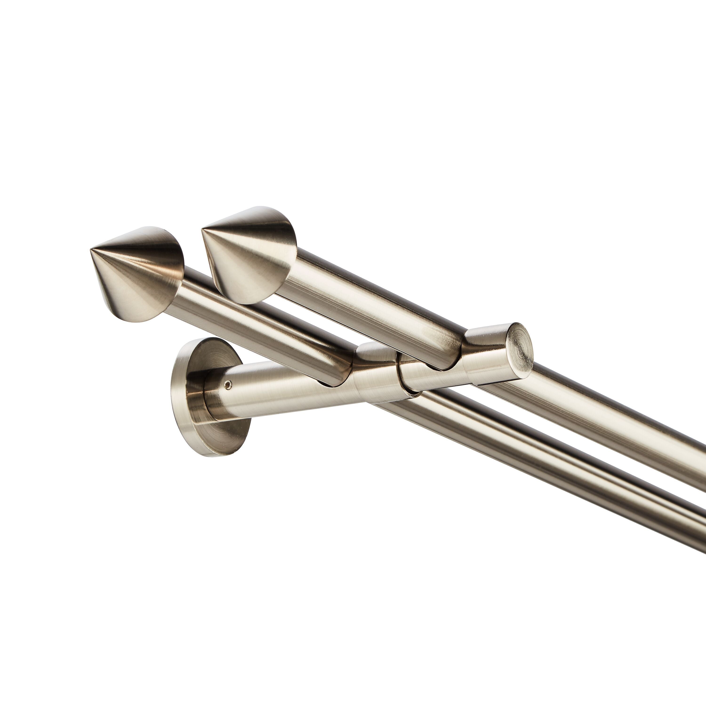 METALL Wandträger - Silber / B: 4.8 cm x H: 13.8 cm