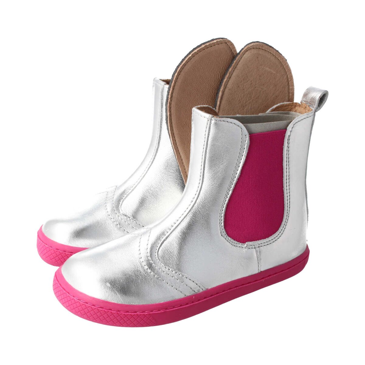 ML4110-3 silver CHELSEA-CITY nappa leather zipper Weite/M