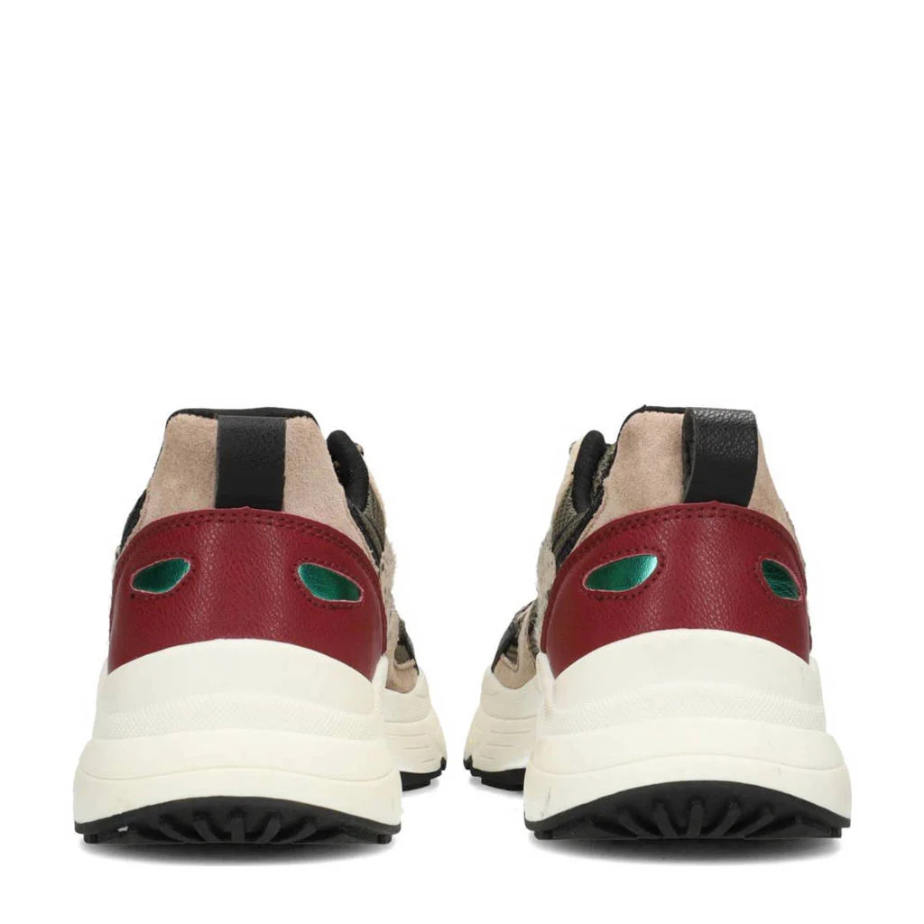 POSH by Poelman chunky sneakers zwart/beige