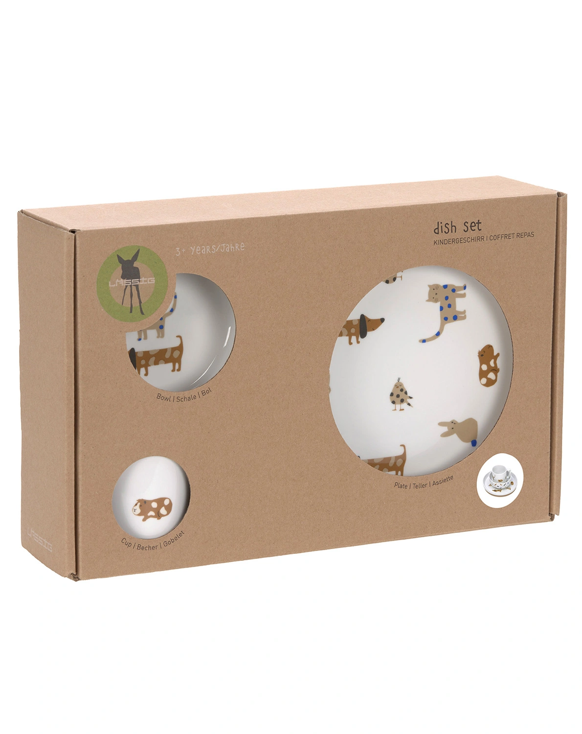 Geschirr-Set LITTLE MATEYS 3-teilig in royal blue