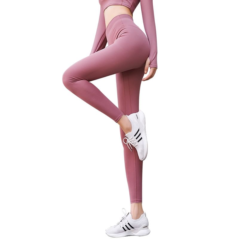 GearGal - Effen yogalegging met hoge taille