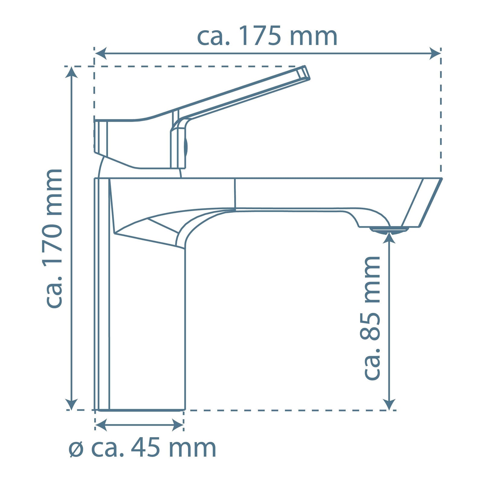 Waschtischarmatur STILO in Chrom