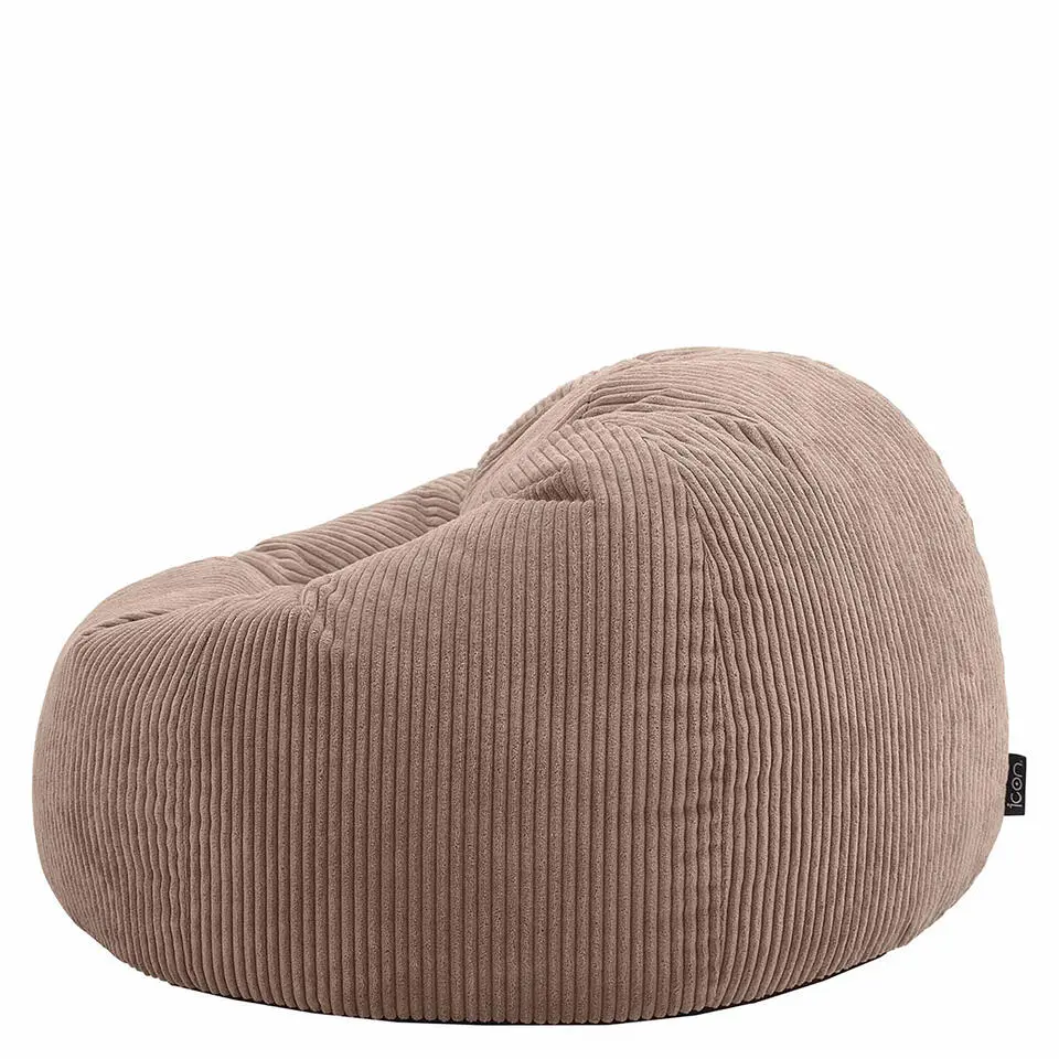 Set van 2 icon Zitzak Kingston - Corduroy Zitzak Volwassenen - Mokka