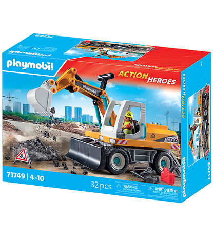 Playmobil Action Heroes - Großer Bagger - 71749 - 32 Teile