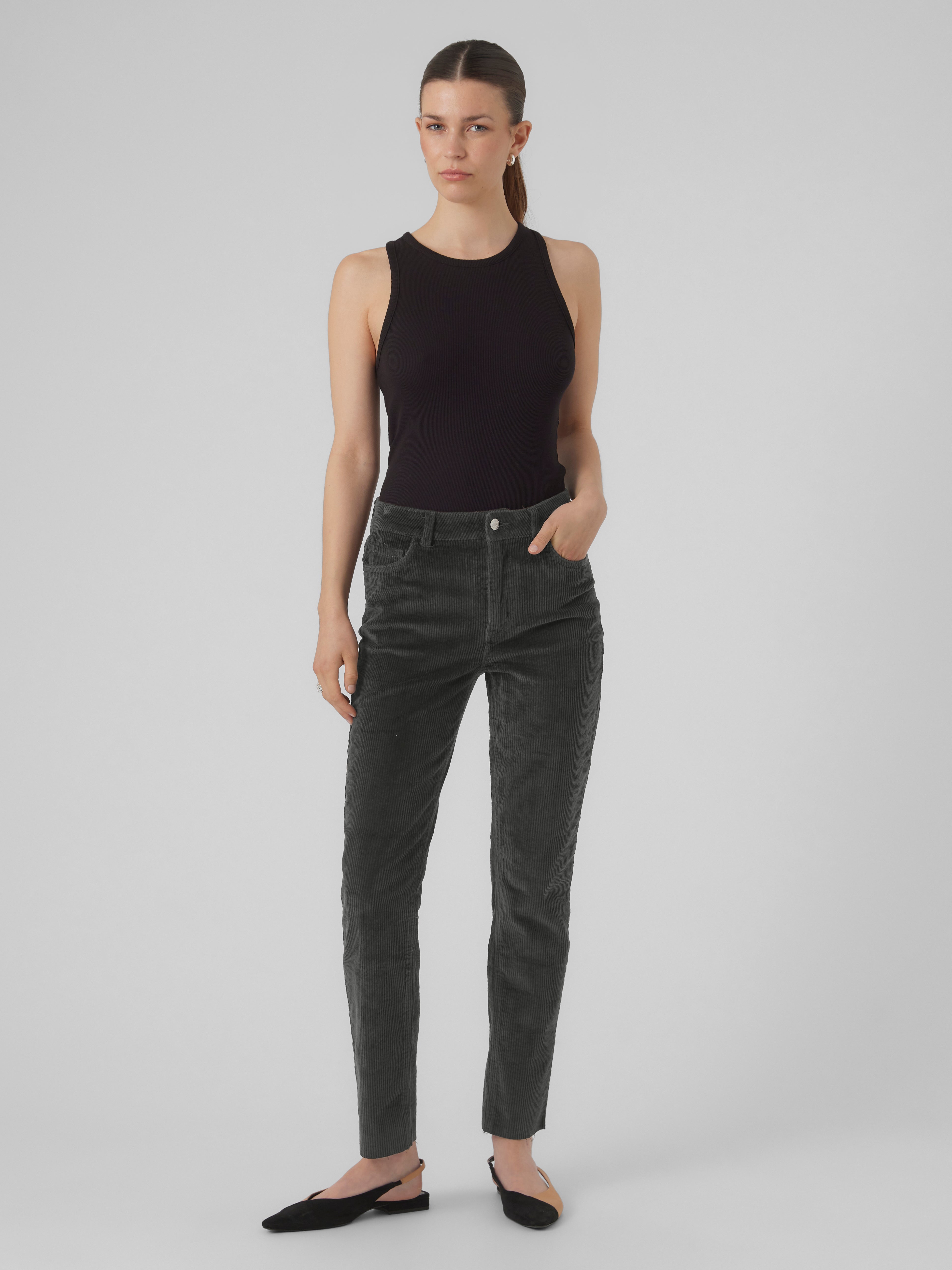 VMBRENDA High rise Enkel Broek
