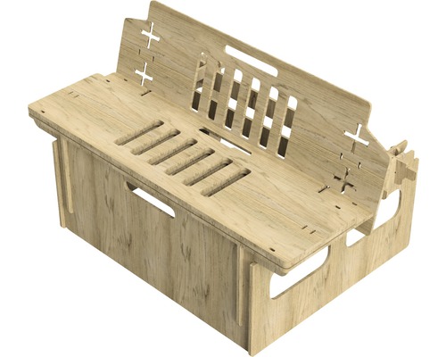 Buildify Campingbox Erwin achterbedsysteem voor VW, 1800x1500x535 mm (LxBxH) (zonder montage- en bevestigingsmateriaal)