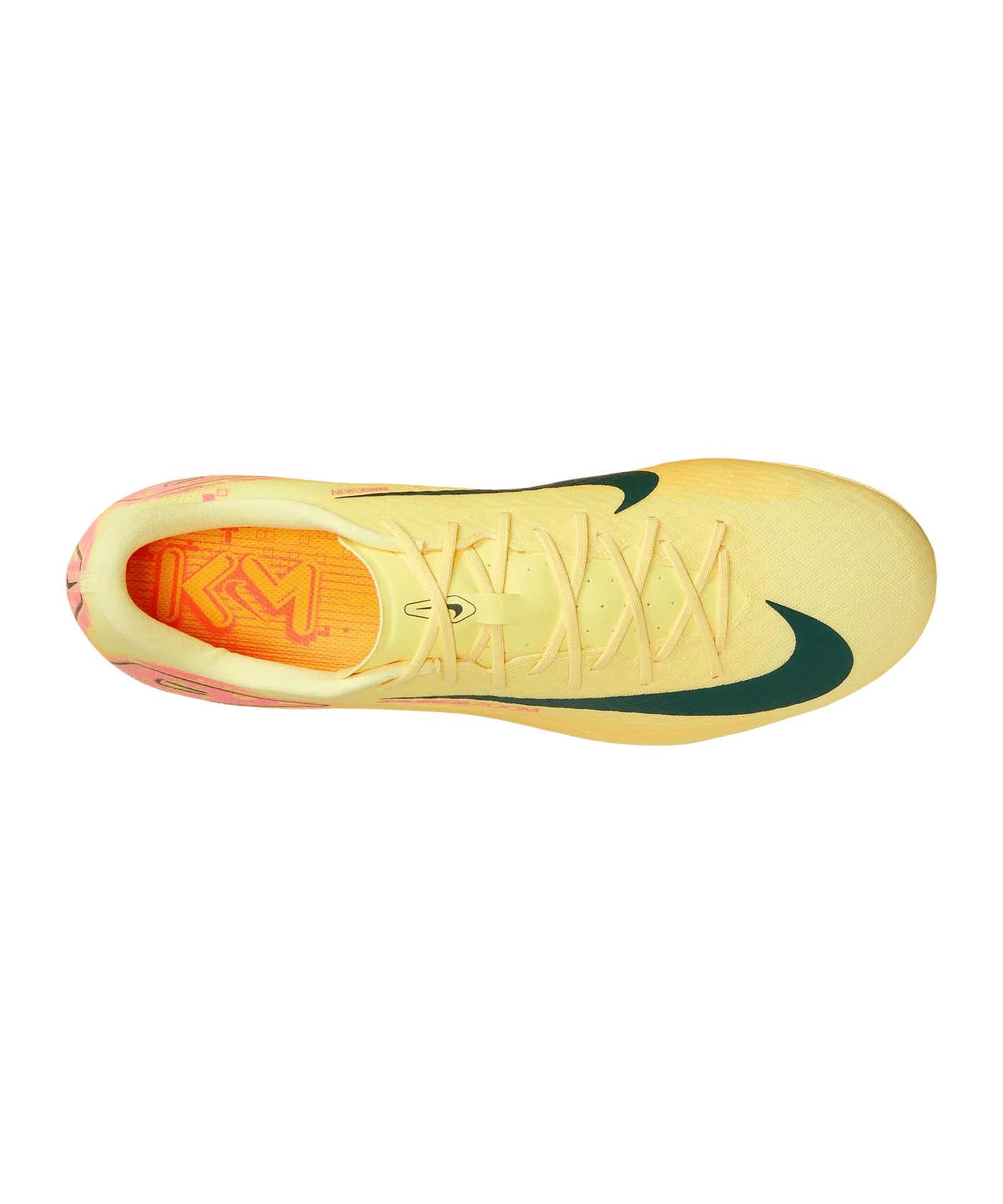 Nike Air Zoom Mercurial Vapor XVI Academy AG Mbappe Signature Orange Blau F800